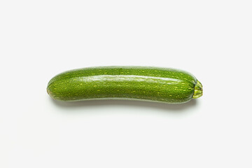 Zucchini isolated on white background