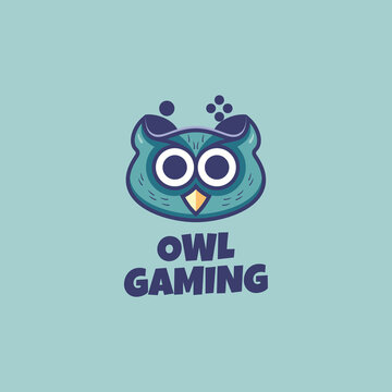 Owl Gaming Mascot Logo Design