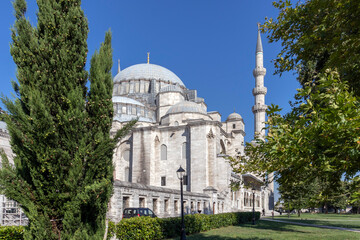 Suleymaniye Mosque in city of Istanbul, Turkey