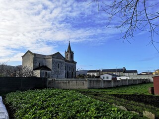 Fototapeta na wymiar Iglesia de Rinlo en Ribadeo, Galicia
