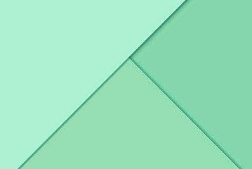 Macaron color background with overlapping green
