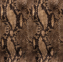Seamless snake pattern, python texture.