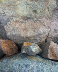 Fototapeta na wymiar Stone and rocks with nature color