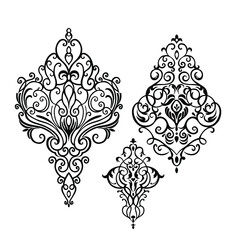 Set of ornate vector ornaments