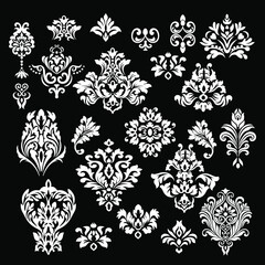 Set of ornate vector ornaments