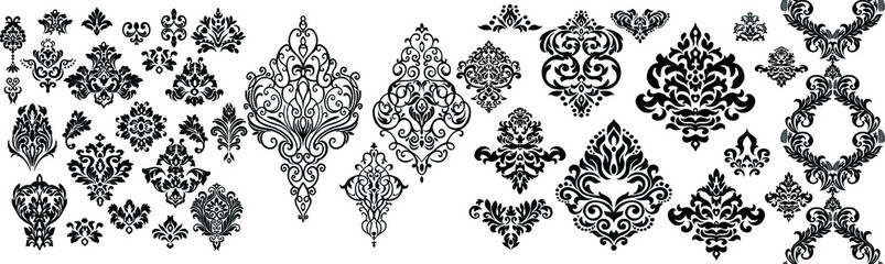 Set of ornate vector ornaments