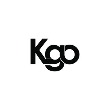 kgo letter original monogram logo design