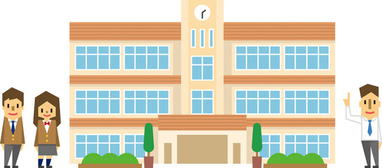 Obraz premium 学校