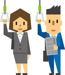 Obraz premium 通勤