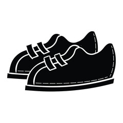 The illustration of shoes icon vector. Suitable fashion, lifestyle  icon, sign or symbol.
