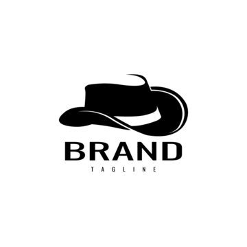 elegant hat logo. describe the luxury and masculinity of a company. vector