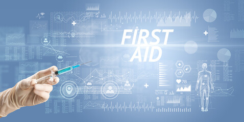 Syringe needle with virus vaccine