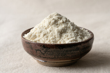 Millet Flour in a Bowl