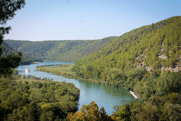 Obraz premium the river in the mountains