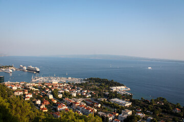 town by the seashore