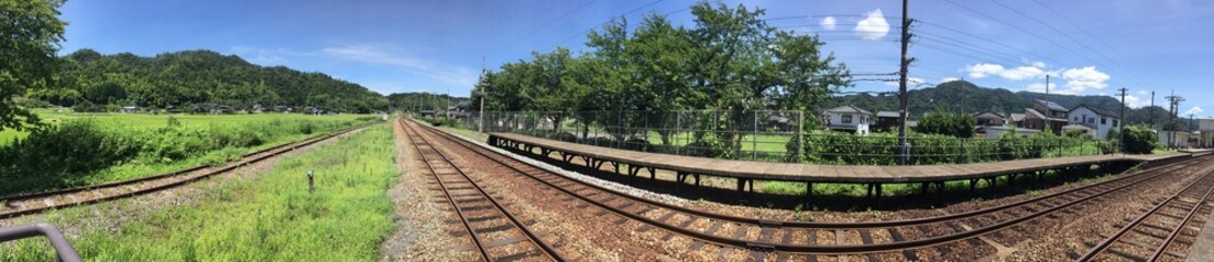 Obraz premium Local station in Japan