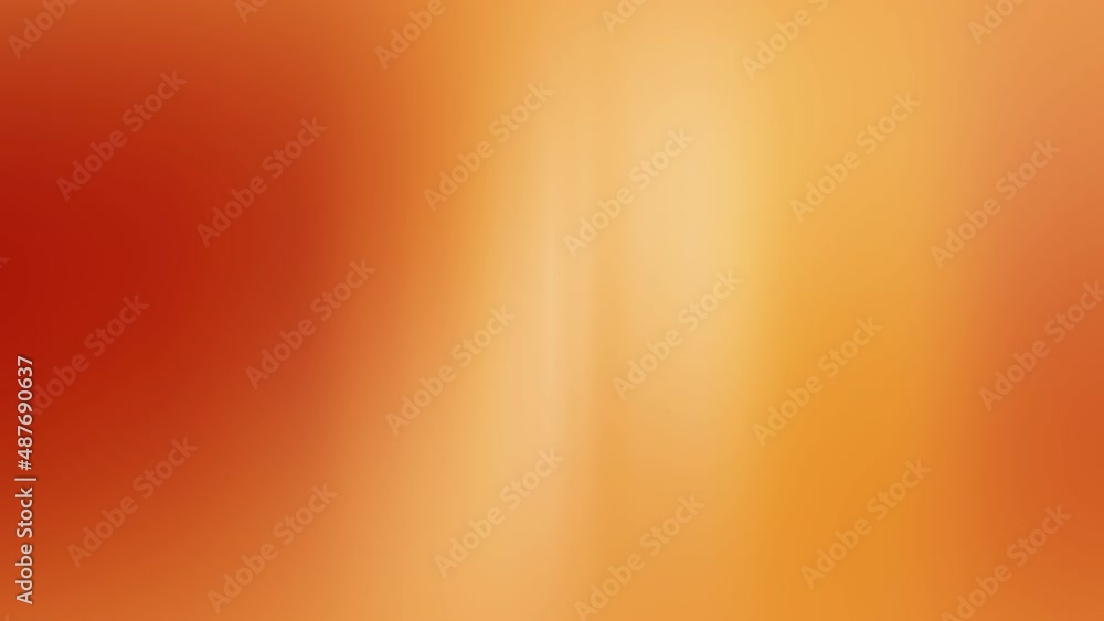 Poster animation loop blurred gold orange light wave animation. abstract cg motion gradient light trails te