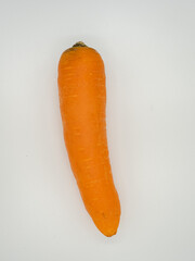 Fresh carrots just bought back