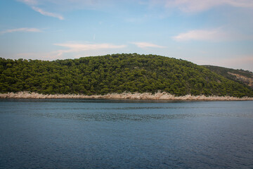 island view from the ocean