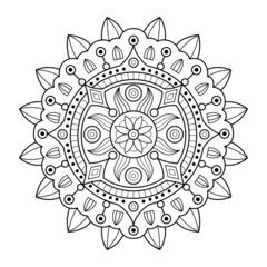 Creative luxury of mandala illustration