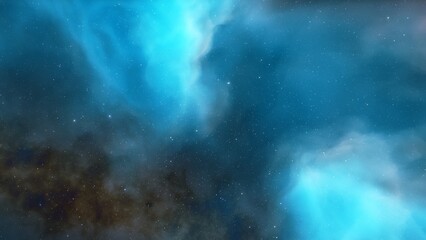 Fototapeta premium Colorful smoke clouds on dark background 3d render