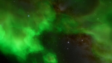 Obraz premium Colorful smoke clouds on dark background 3d render