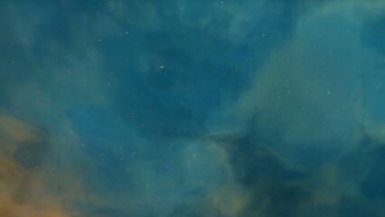 Fototapeta premium Colorful smoke clouds on dark background 3d render