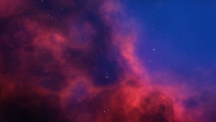 Obraz premium Colorful smoke clouds on dark background 3d render