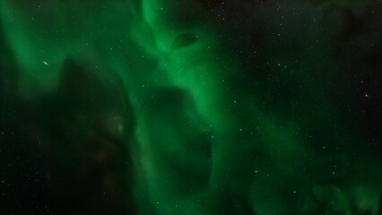 Colorful smoke clouds on dark background 3d render