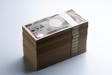 百万円の札束（帯封）お金・金融イメージ
