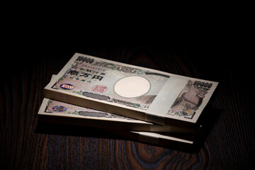 百万円の札束（帯封）お金・金融イメージ