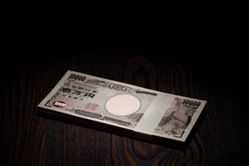 百万円の札束（帯封）お金・金融イメージ