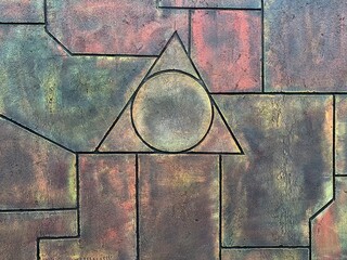 Graphic wall texture