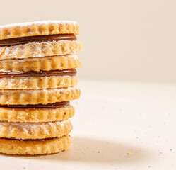 alimento, aperitivo, aislada, biscuit, cookies, blanco, bombones, postre, pila, cookies, pan, achocolatado, apetitoso, delicioso, desayuno, café, asado, crack, crujiente, pastelería, pastel, azucarar,