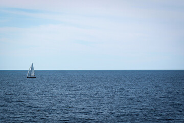 sailboat on the sea