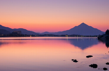 福井県若狭　青戸入江からの青葉山