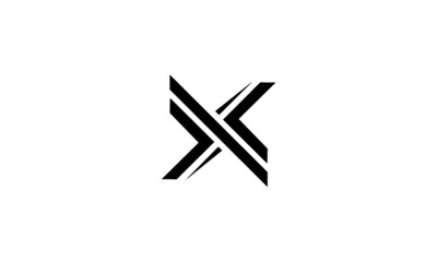 Fototapeta na wymiar X alphabet logo vector