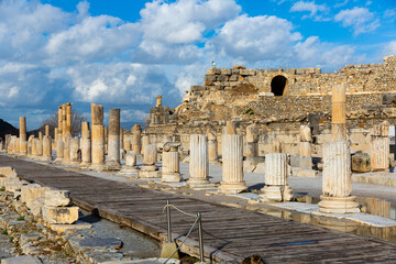 Fototapeta premium Odeon theater and Upper Agora in the Efesus. High quality photo