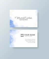 Fototapeta premium Wedding invitation with abstract watercolor background