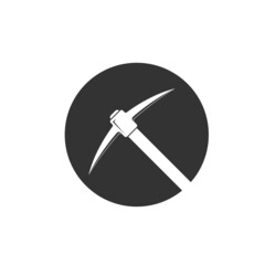 pickaxe vector icon element design template