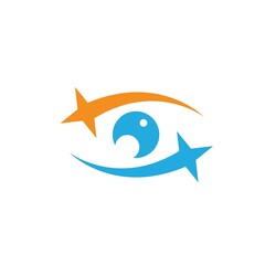 star eye icon vector illustration design template