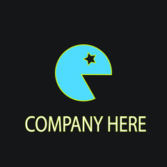 unique company logo design, vector.
