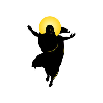 Silueta de Jes&uacute;s Resucitado