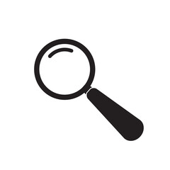 loupe flat icon vector illustration