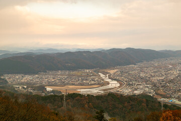 広島県三次市夕焼け