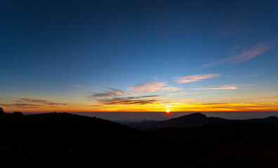 colorful dramatic sky with cloud at sunset.beautiful sky with clouds background .