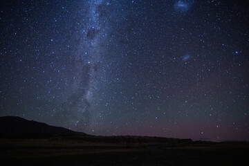 Fototapeta na wymiar ニュージーランドテカポの星空