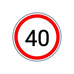 All types of traffic icon symbols white background. Right sign and left sign no parking