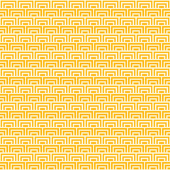 colorful simple vector flat art sand and canary yellow seamless pattern of minimalistic geometric scaly square pattern in japanese style