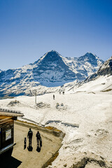 Grindelwald, Eiger, Eigernordwand, Männlichen, Bergstation, Lauberhorn, Mönch, Jungfrau, Alpen,...